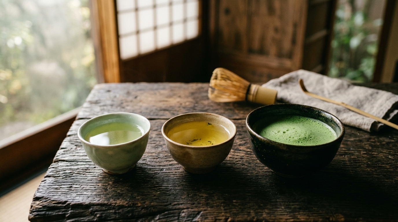 Green Tea Explained: Gyokuro vs Sencha vs Matcha
